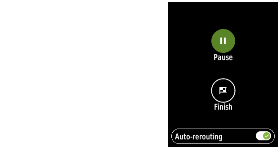 KomootApp für Garmin Automatisches Umplanen komoot