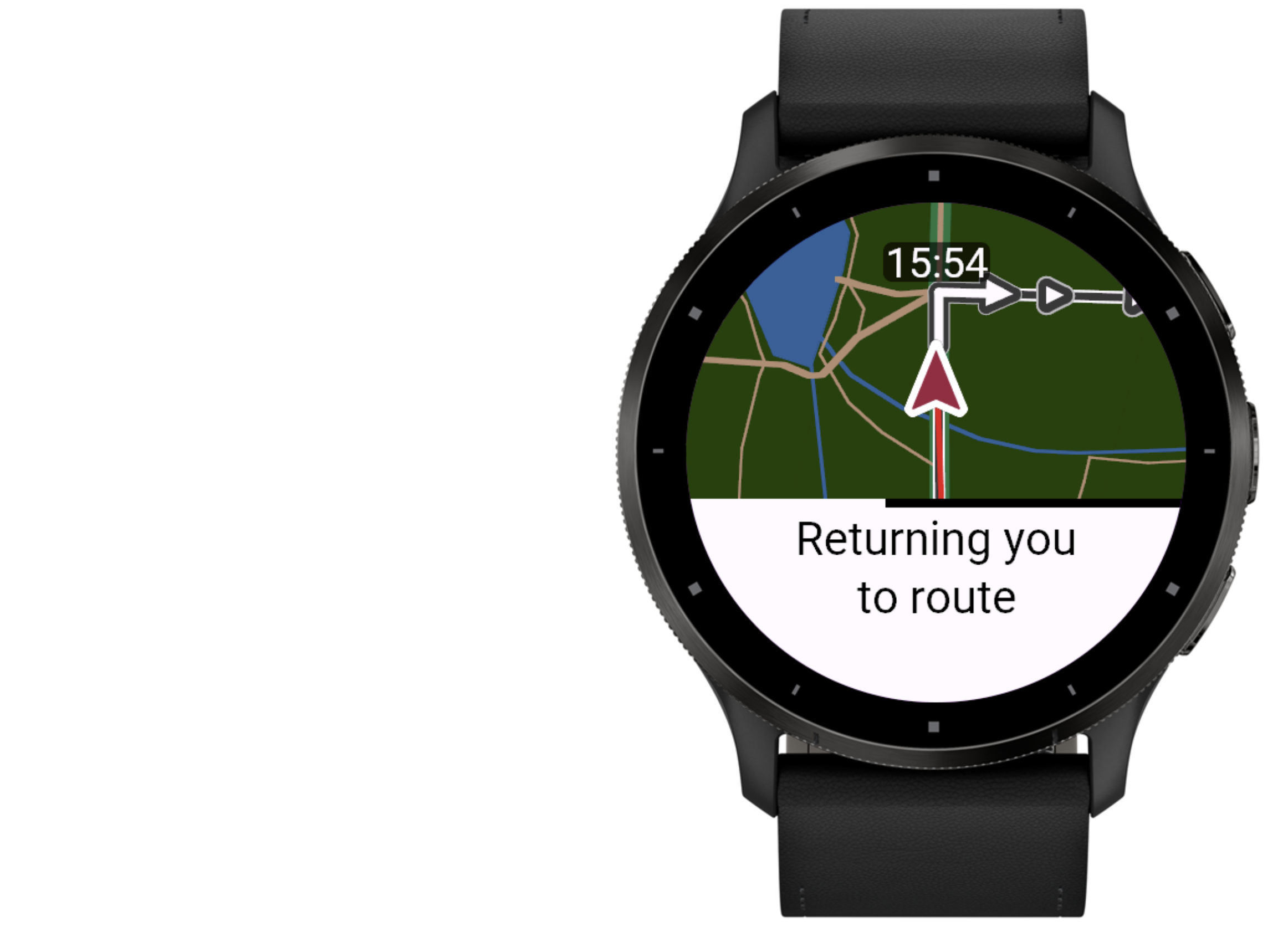 KomootApp für Garmin Automatisches Umplanen komoot